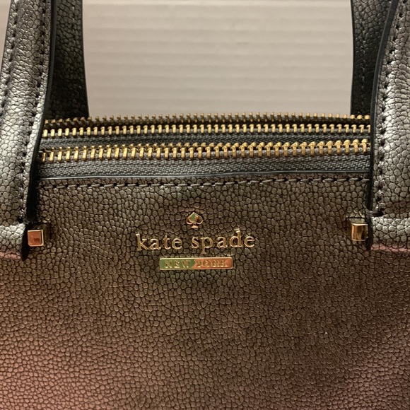 KATE SPADE Pewter Patterson Drive Mini Kona Satchel $329 New Year’s Eve Party - Picture 6 of 13